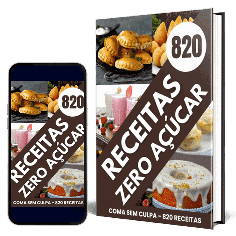 820 Receitas Zero Açúcar